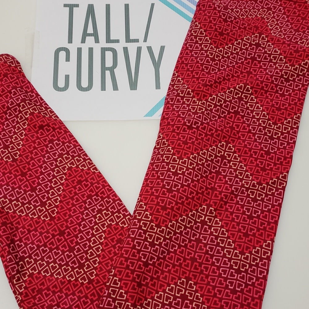 NWT LuLaRoe Valentine's Leggings TC